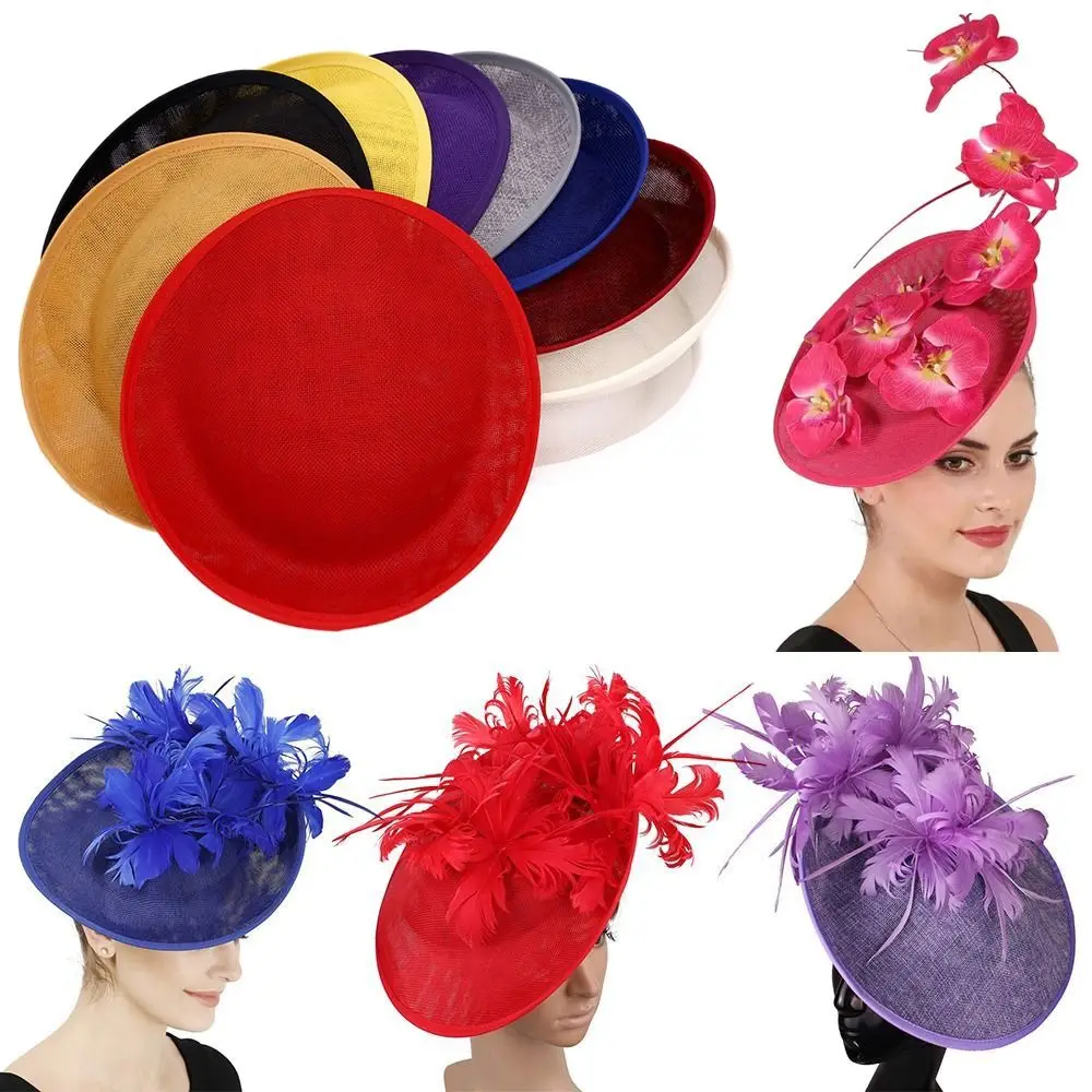 Wedding Party Show Hats Bride Headdress Formal Dress Millinery Cocktail Headwear DIY Handmade Headband French hat Women Ladies
