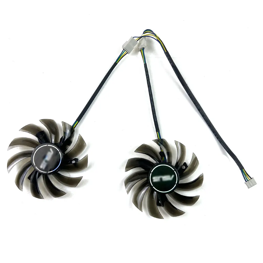 DIY Cooling Fan 75MM 4PIN T128010SU For ASUS GTX1050TI 550 750 770 Ti  MSI Radeon Sapphire HD6930 7850 HD 7870