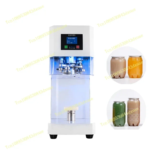 

New Upgrade Full Automatic PET Cans Sealer Non Rotary Can Seamer PET Plastic CAN Bottle Sealing Machine