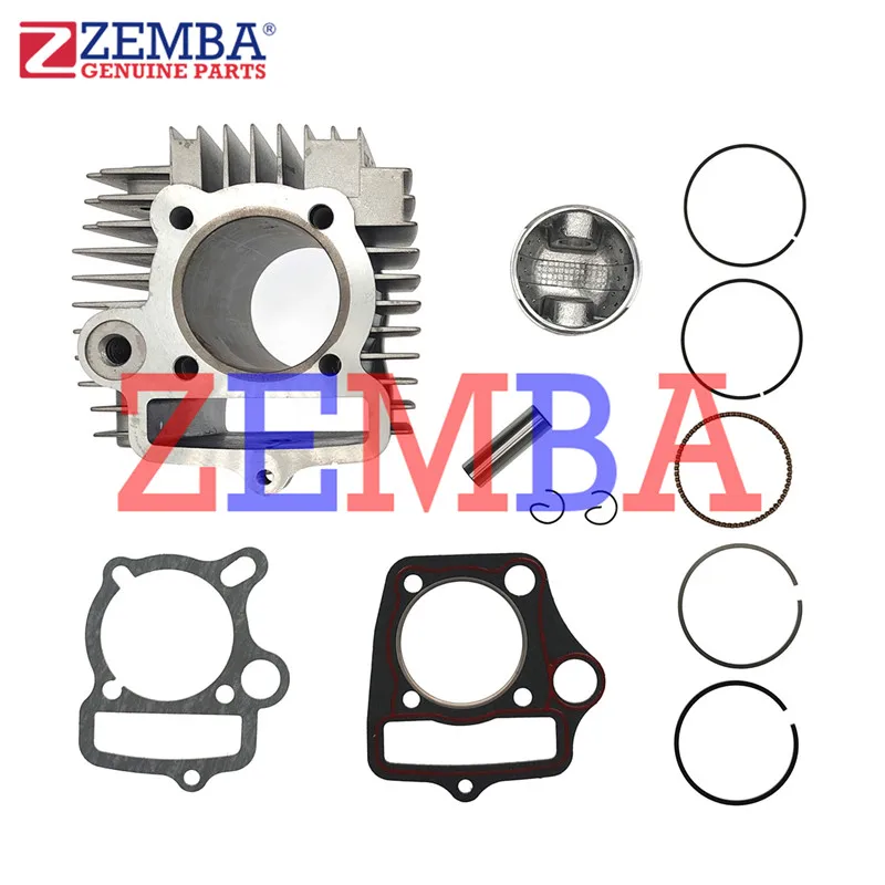 152FMH CD110 C110 52.4 مللي متر اسطوانة ومجموعة المكبس مع 13 مللي متر دبوس 4T 110CC أجزاء المحرك ل CUBS ATV الصليب الترابية دراجة نارية #3