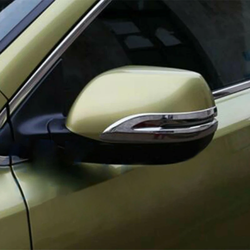 2 Pcs Car Side ABS Chrome Rearview Mirror Stripe Cover Trim for Honda CR-V 2017 2018 2019 2020 2021 Auto Exterior Accessories