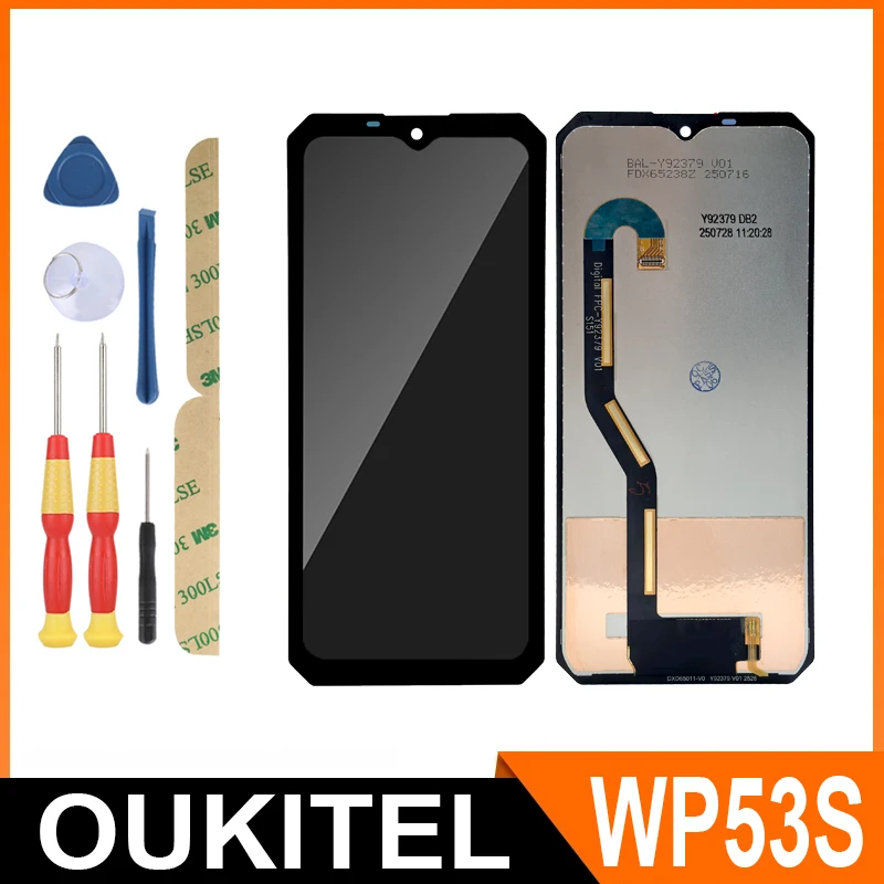 For OUKITEL WP30 Pro/WP33 Pro/WP53/WP53S/WP53 Pro/WP61 Plus/WP61 Ultra / LCD Display + Touch Screen image 3