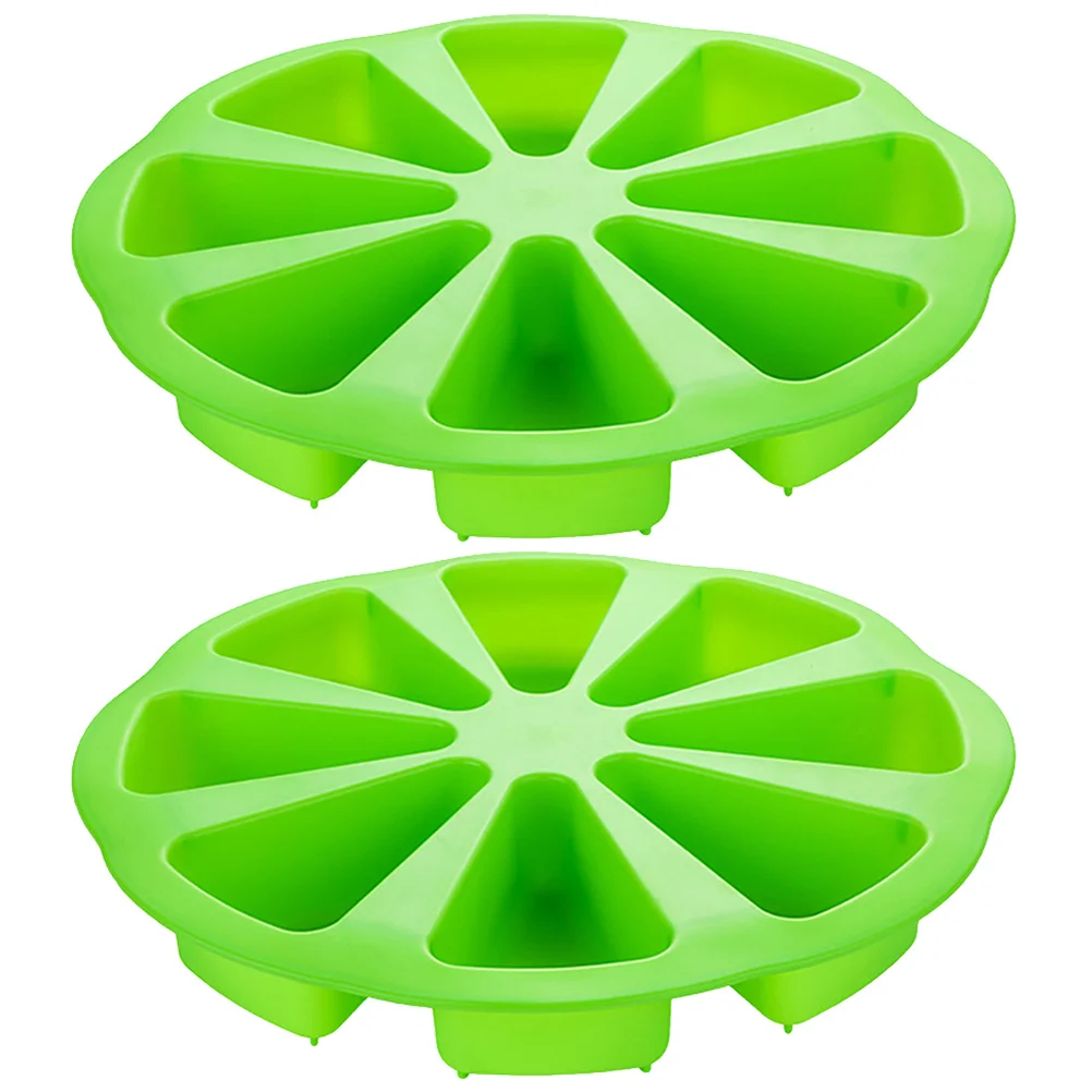 2 Buah Cetakan Kue Silikon Cetakan Kue Anti Lengket Dapat Digunakan Kembali untuk Permen Coklat Fondant Perlengkapan Memanggang Serbaguna Cetakan Mousse