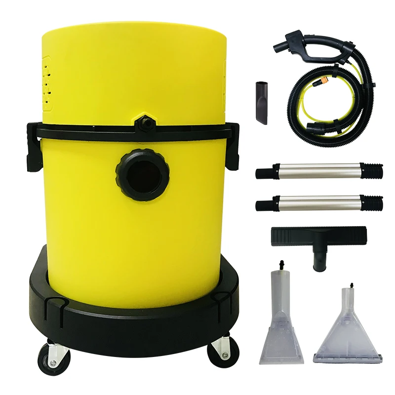 Industrial  Handheld  Canister Car Manual Steam Wet Washing Shampoo Floor Carpet Dry Vacuum Cleaner Machine