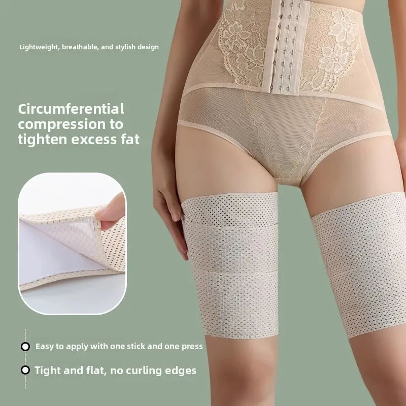 Anti-Chafing Bandage Leggings Slimming Pressure Socks for Inner Thigh Fat Reduction Comfortable Sporty Style Home Wear
