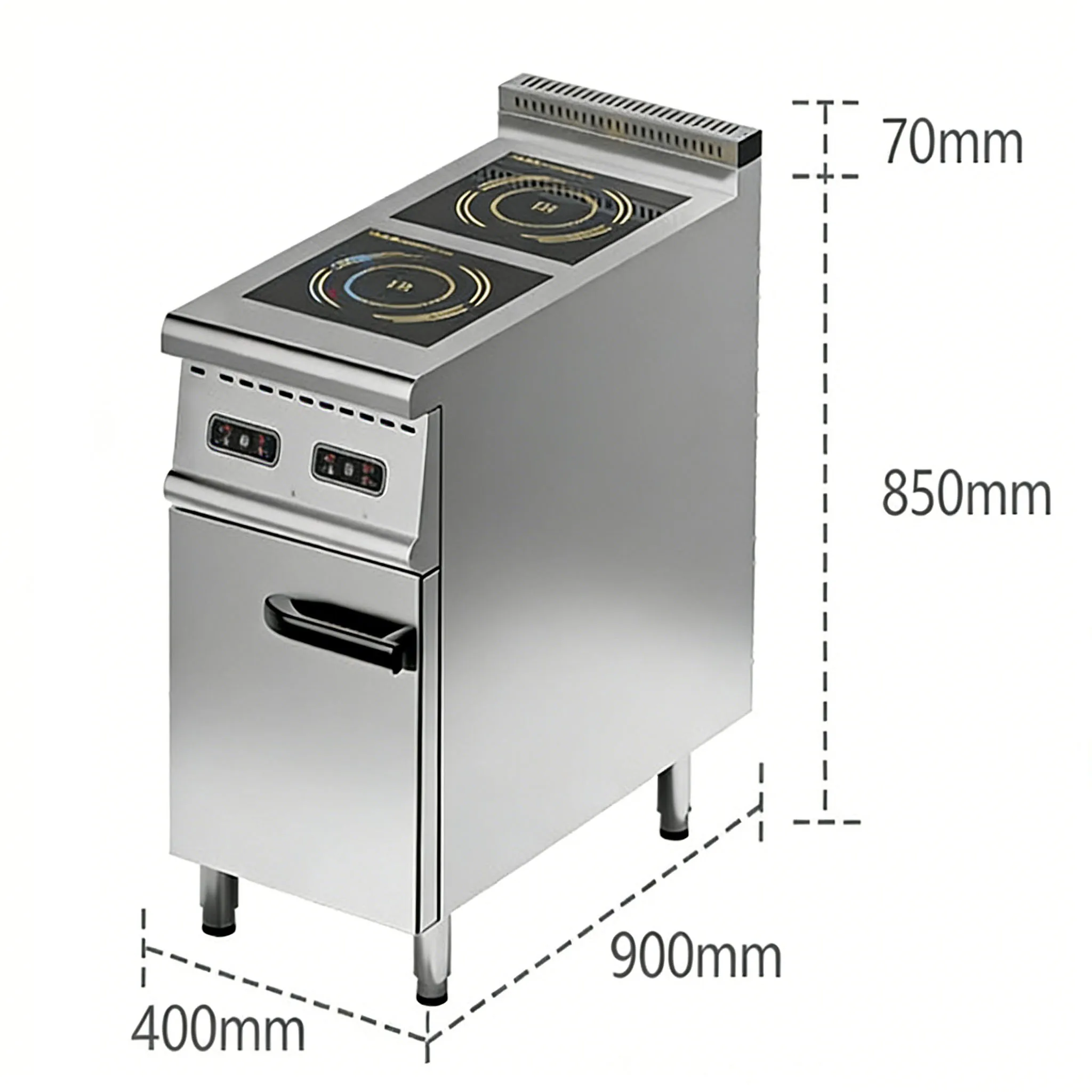 For Commercial Stainless Steel Tabletop Microwave Cooking Stove 7000W 50-100kg For Restaurant And Hotel Use %*
