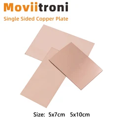 5pcs FR4 PCB 5x7 5x10cm Single Side Copper Clad Plate DIY PCB Laminate Circuit Board for Arduino