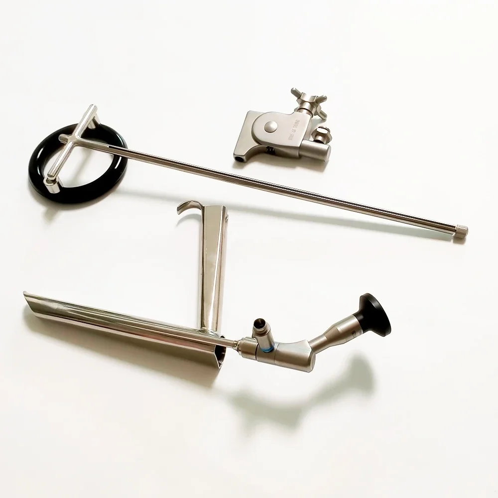 Self-retaining Larygoscope Laryngoscope Surgery Set Throat Medical Device