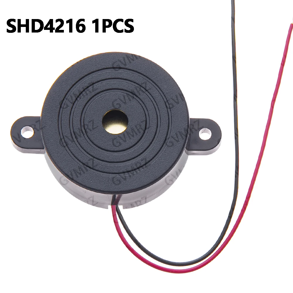 Wired Active Buzzer Assortment Kit 3-24V SFM-20B/SFM-27 (White/Black)/SHD4216 DC Continuous Sound for Arduino & Alarm Systems