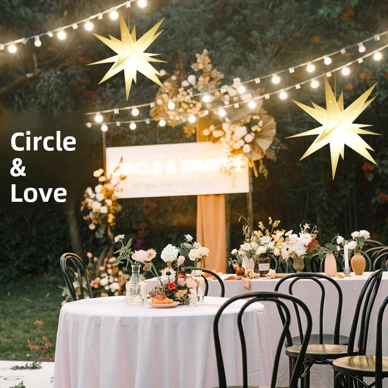 

New Year Decoration 2025 Cisas Wedding Festival Cam Personalized Indoor Outdoor Aosphere Arrangement Stars