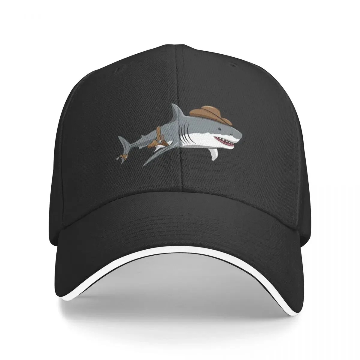 Cowboy Shark Baseball Cap Hat Beach Visor Horse Hat Ladies Men's