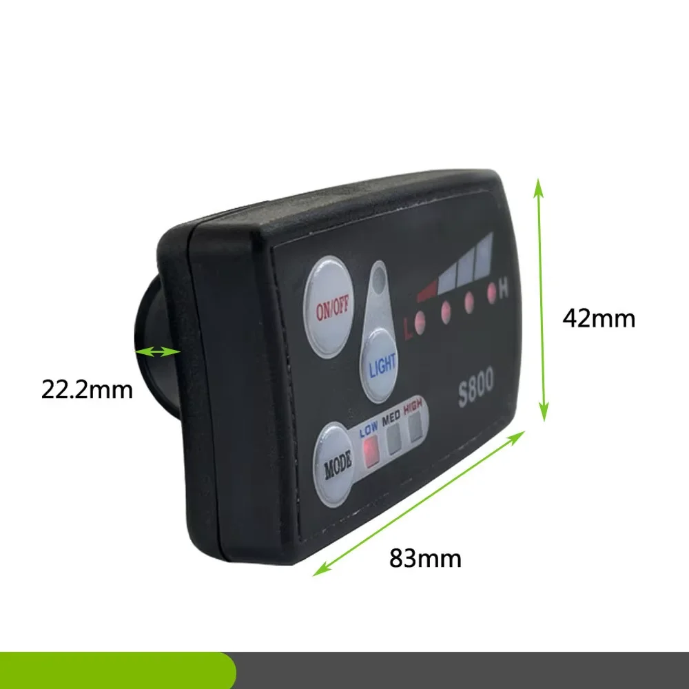 أجزاء تحويل الليثيوم للدراجة، مجموعة التحكم العامة S800 JN15A، لمحرك 250 وات، 350 وات #4