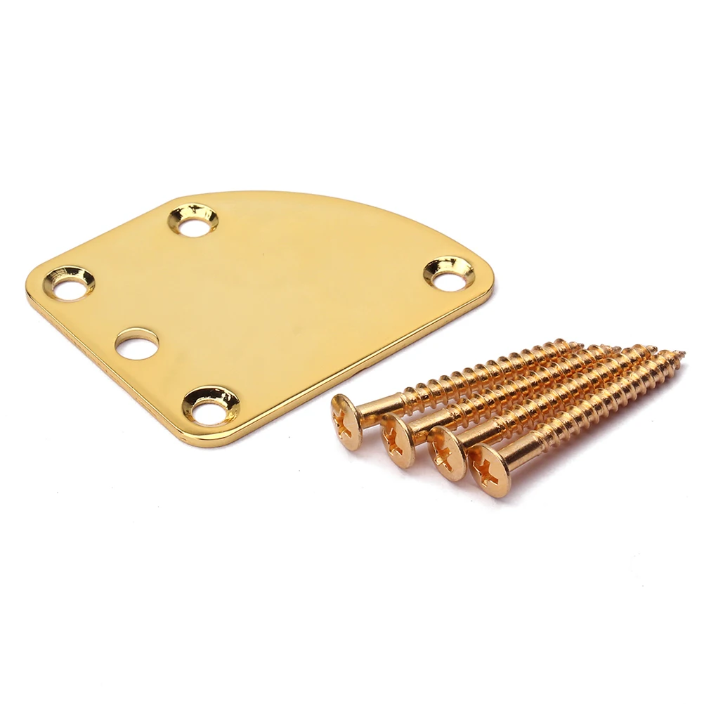 

s Guitar Neck Plate Triangle Reinforcement Board Electric Bass Metal Lightweight Replacement Connecting Component