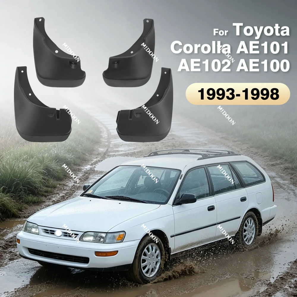 For Toyota Corolla AE101 AE102 AE100 1993-1998 1995 1996 1997 Fender Mudflaps Splash Guards Mudguards Mud Flaps car Accessories