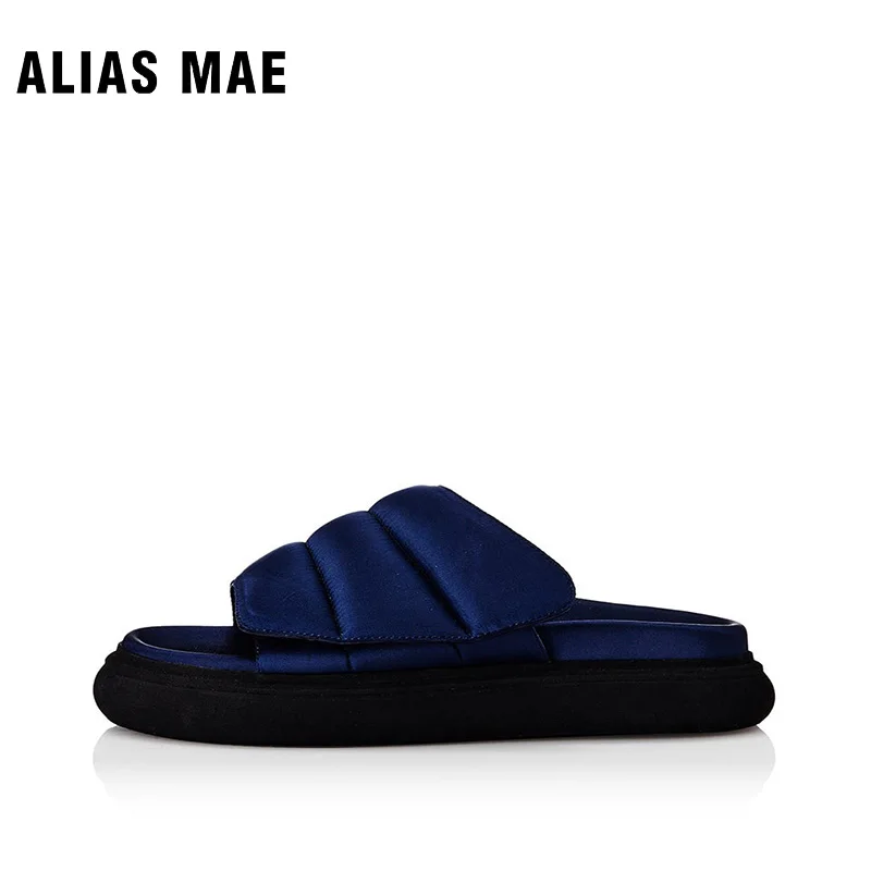 ALIAS MAE CLOVE Women's Summer Classic Genuine Leather Versatile Top Designer Luxury Beach Tourism Holiday Slippers