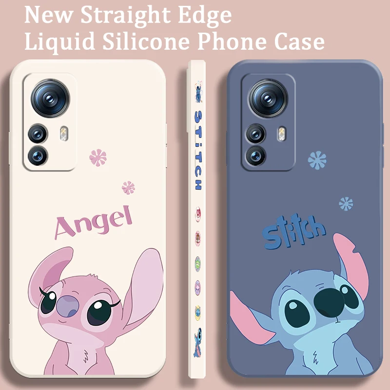 

Lilo Stitch Love Disney Self Liquid Left Rope For Xiaomi Mi 14 13T 13 12T 12 11T 11i 11 A3 10T 10 9 Pro Lite Ultra 5G Funda