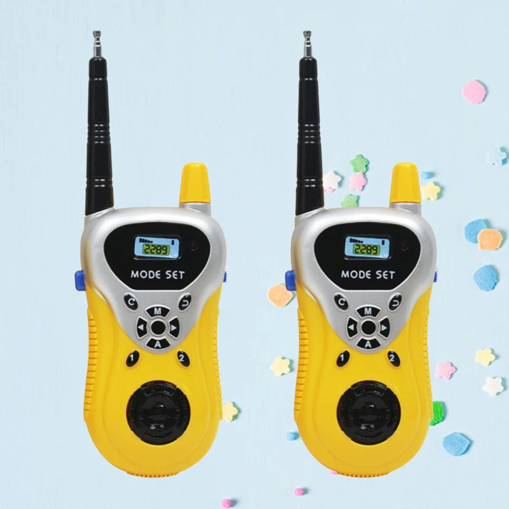 

2 Pcs Toy Kids Walkie Talkies Walky Talky Wireless Mini 2pcs Interphone Yellow Child Parent-child