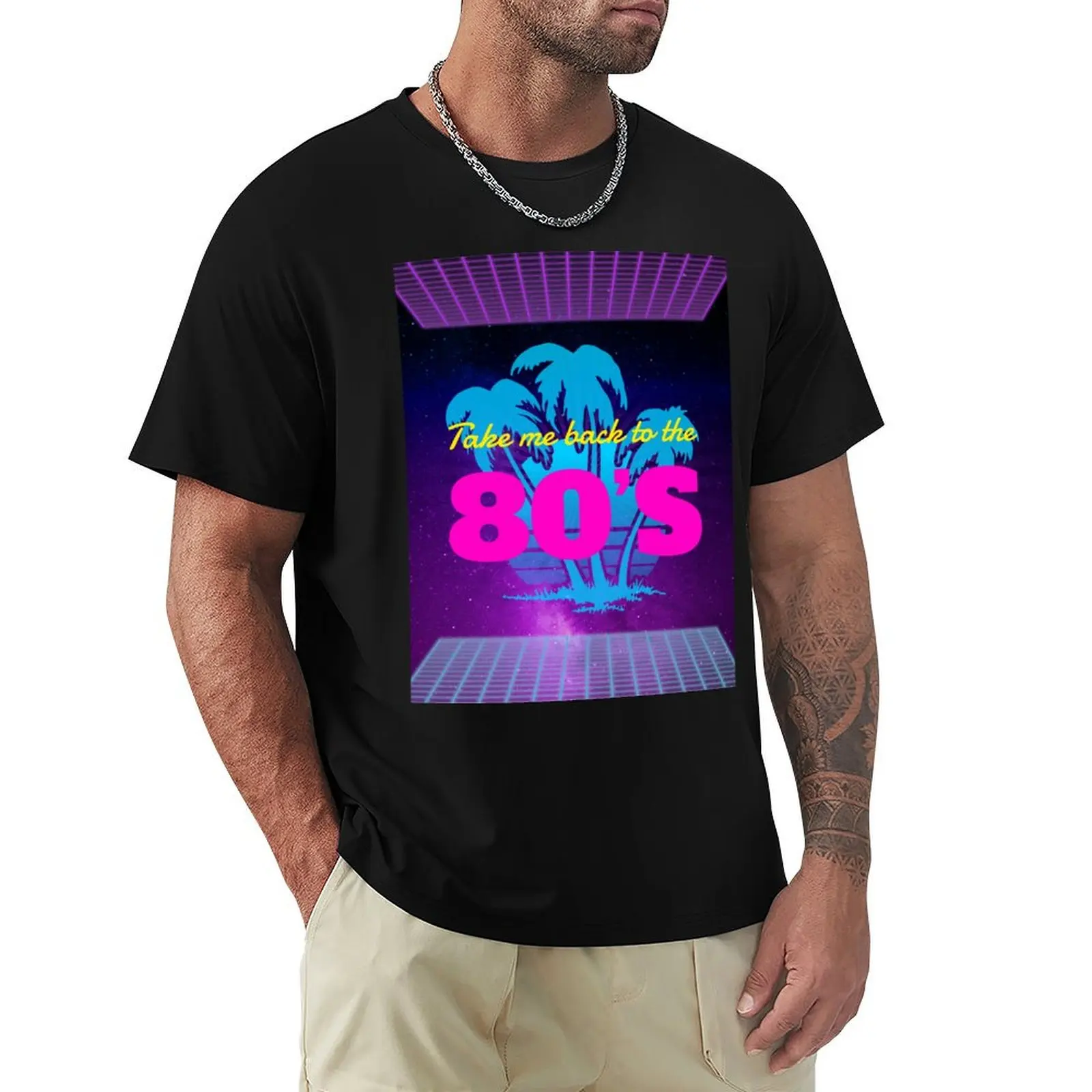 

Take Me Back To The 80s T-Shirt tops Louboutins quick drying sports fans t shirts for men graphic