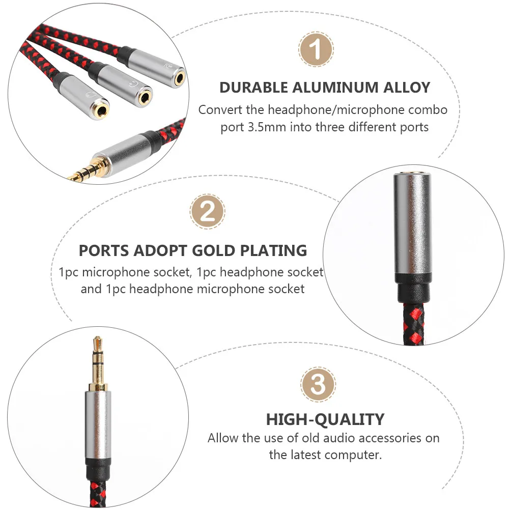 3 Way Audio Splitte…