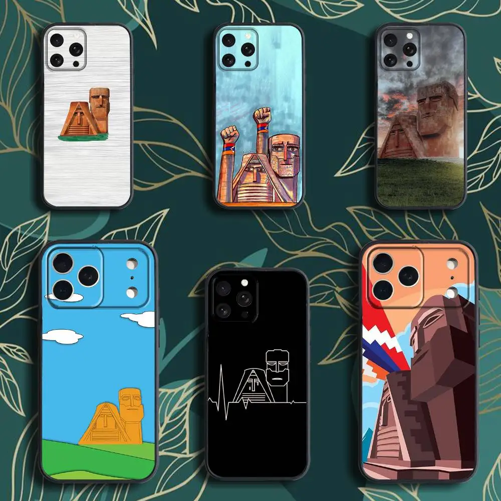 

A-ART-s Armenia F-Flag Phone Case For iPhone 17,16,15,14,13,12,Pro,Max,Plus,E,SE4,Air,Mini Black Soft Box
