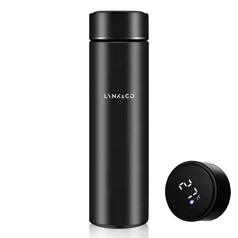 

For LYNK&CO 03+ PHEV 05 09 PHEV MHEV 01 02 06 Car Accessories 500ML Thermo Cafe Coffee Mug Car Thermos Mug Travel Thermo Cup