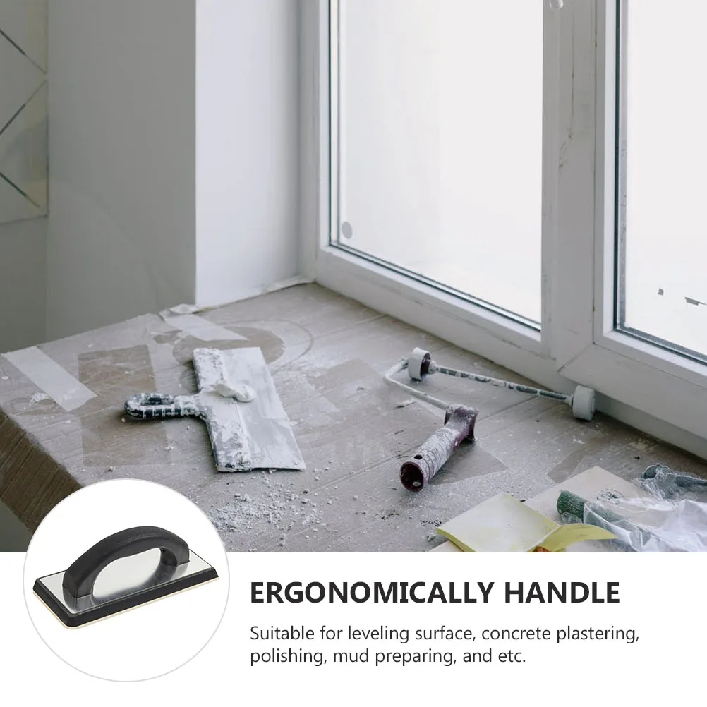 

Rubber Mud Scraper Durable Hand Trowel for Concrete Plastering Leveling Polishing Tool Finnish Trowel Plastering Tool