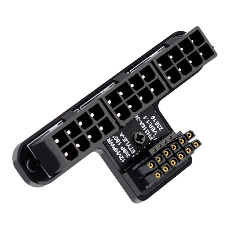 PH316-38 3x8Pin To 12VHPWR 12+4Pin Power Adapter Connector ATX3.0 180 Degree 600W GPU Graphics Card Steering Plug