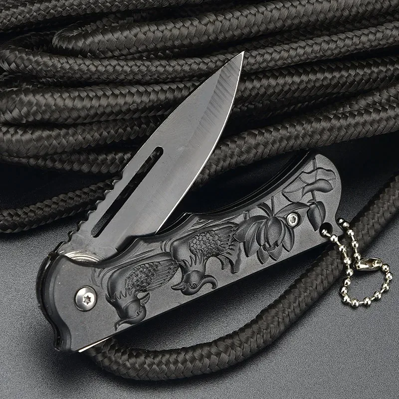 Small Knife Mini Folding Knife Exquisite Stainless Steel Fruit Knife Knife Outdoor Portable