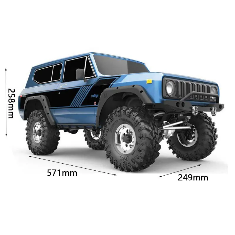 Czerwony Kot Redcat GEN8 zdalnie sterowany elektryczny model samochodu 1/10 wspinający się przez most drzwiowy, napęd na cztery koła, pojazd terenowy, dostępny od ręki.