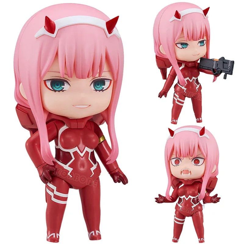 #2408 DARLING in the FRANXX 02 Anime Girl Figure Zero Two Pilot Suit Action Figure #987 Ichigo Figures Collection Model Doll Toy