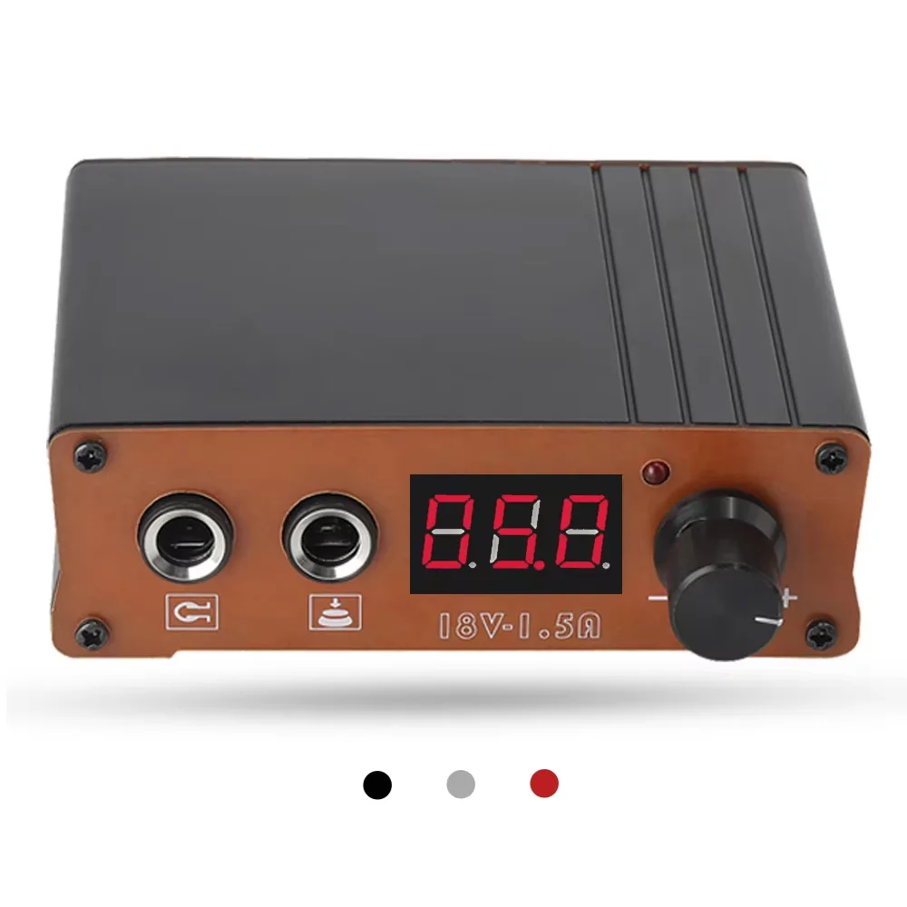 Tattoo Power Supply Square Mini Professional Digital LED Display Dual Tattoo Power for Coil Rotary Machine Accessories