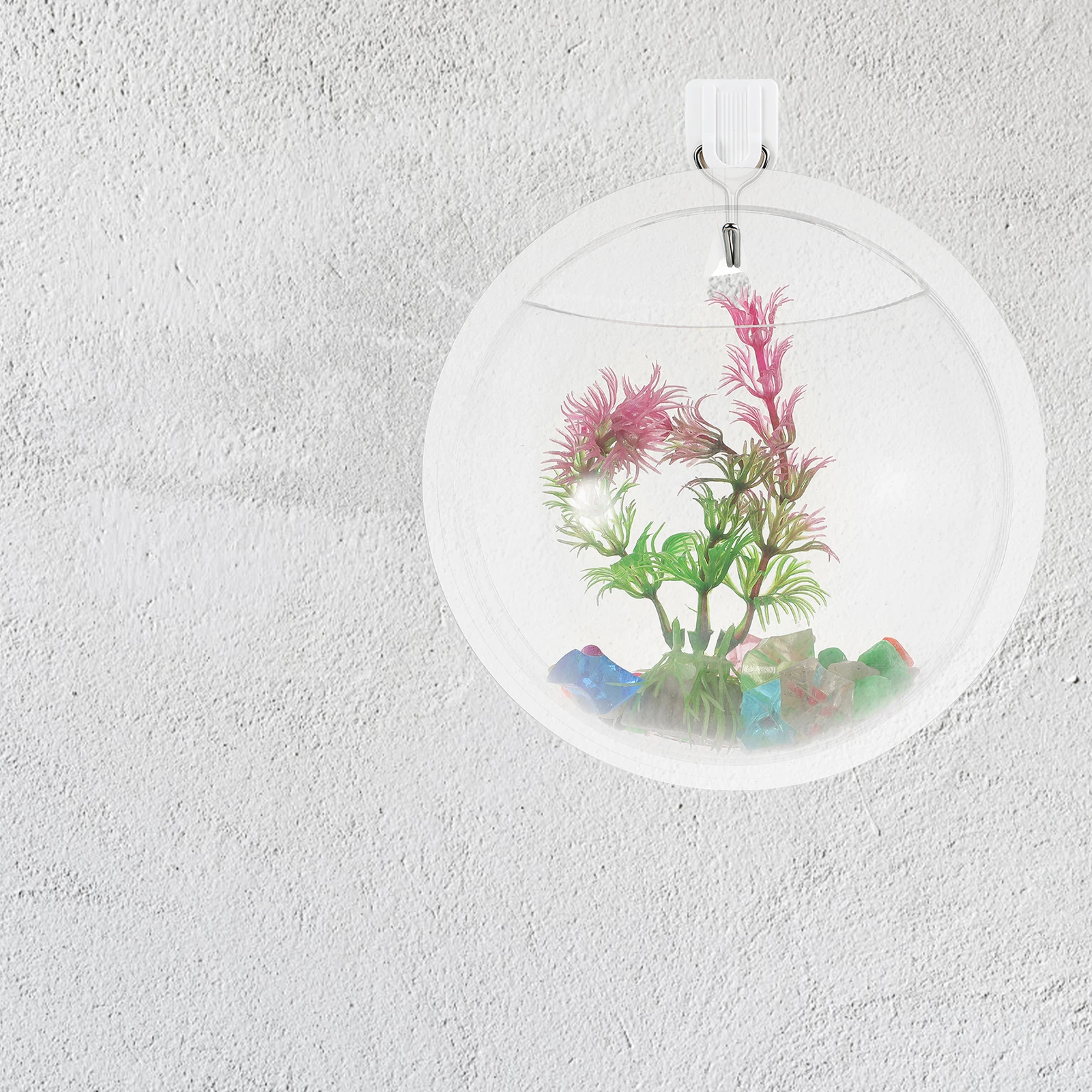 

Wall Hanging Wall-mounted Goldfish Tank Wedding Acrylic Aquarium Plants Holder for