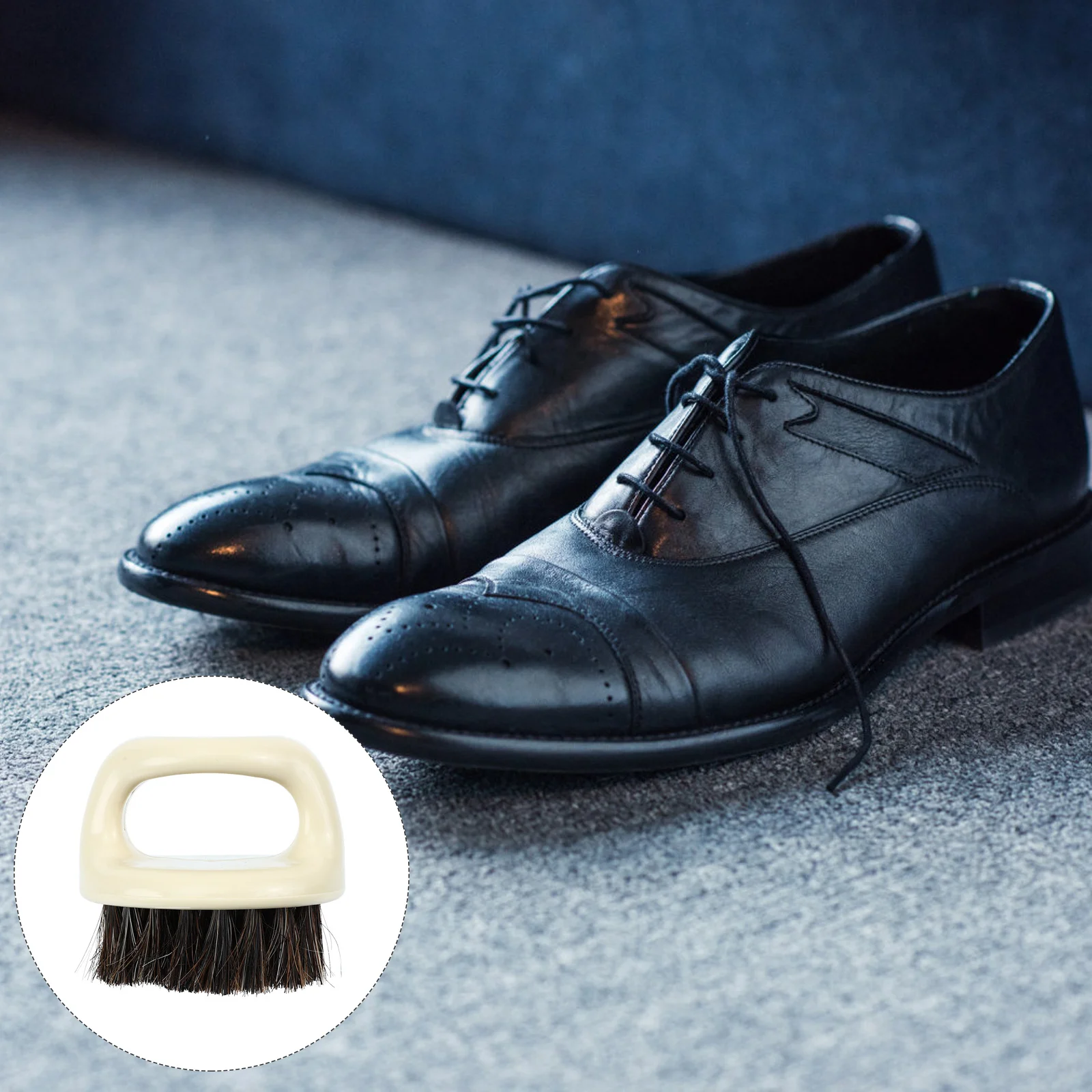فرشاة تنظيف الأحذية شعيرات شعر الخيل فرشاة مسح الغسيل المتينة للملابس والسراويل والنعال المحمولة للاستخدام المنزلي #1
