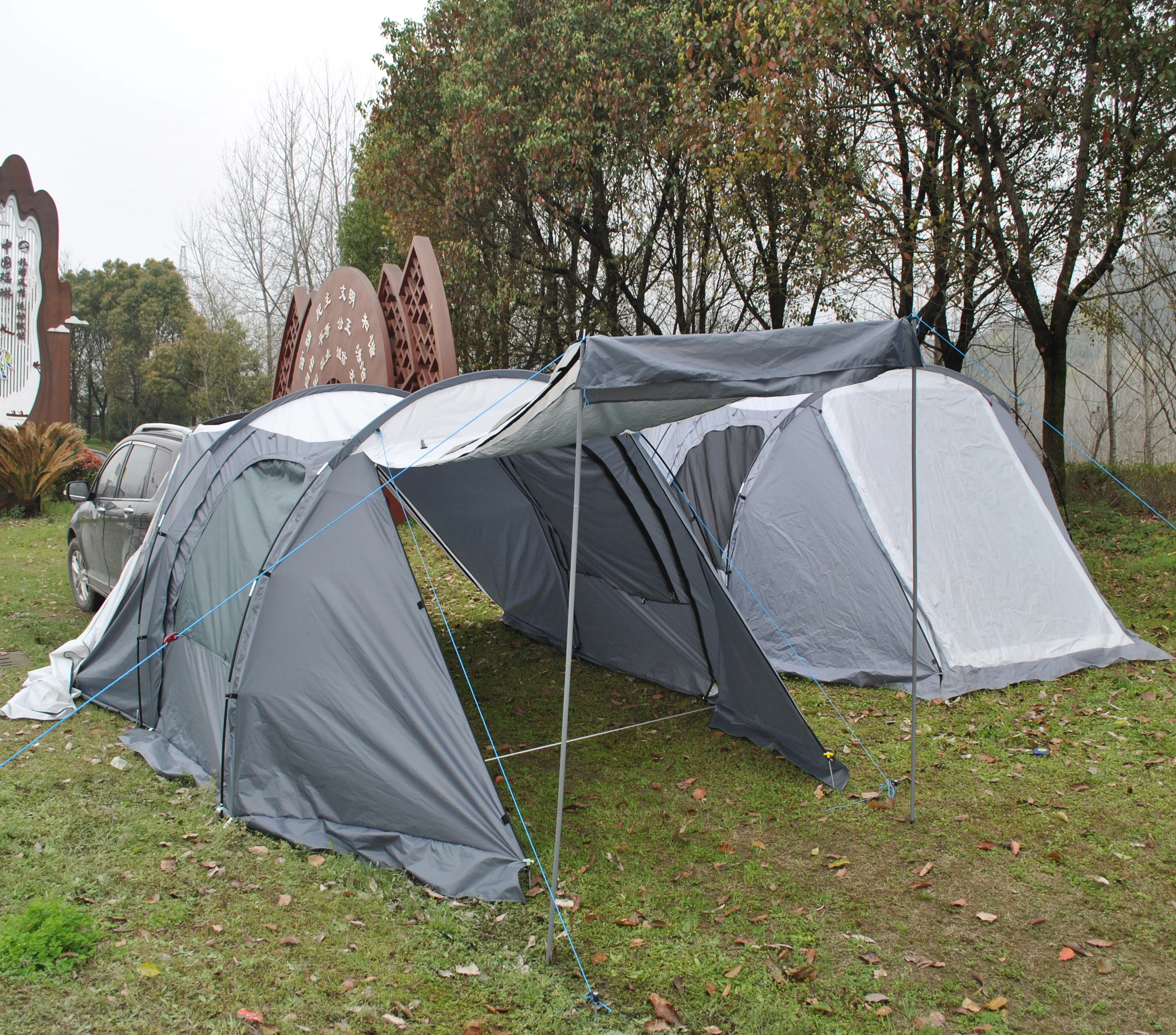 

5~ 8 people outdoor portable family camper awning tent car rear tent, CZX-482 multi-purpose car tent, 6 people family car tent