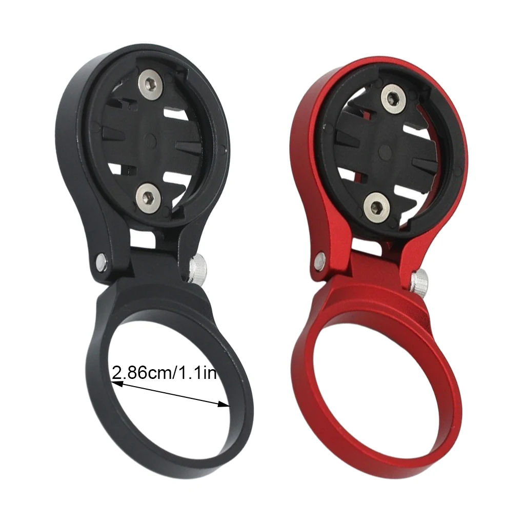 Крепление для велосипедного компьютера для простой установки, изготовленное из алюминиевого сплава и ABS, прочное и совместимое красное