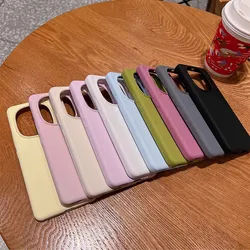 Soft Liquid Silicone Back Case For Vivo iQOO 15 13 12/12 Pro Z9 Z10 Turbo Pro Shockproof Colorful Smooth Luxury Cover Funda