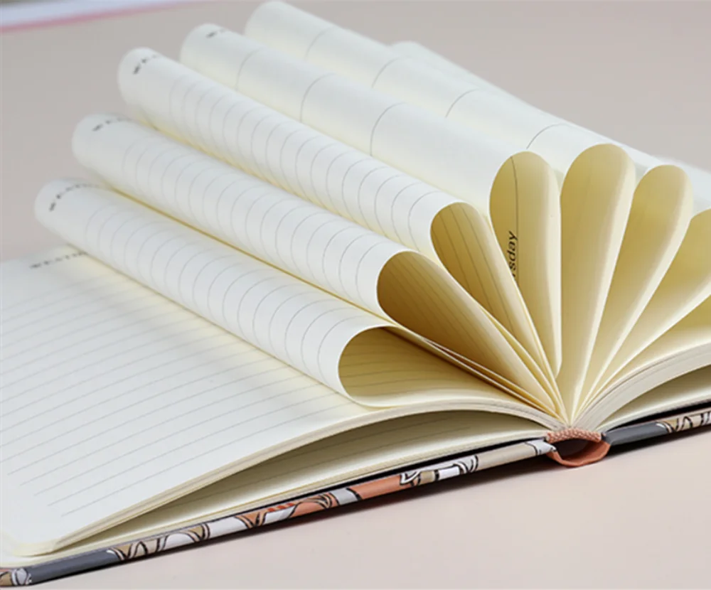 O logotipo da capa do caderno Kawaii A5 pode ser personalizado Design Agenda Book 1 pode ser personalizado