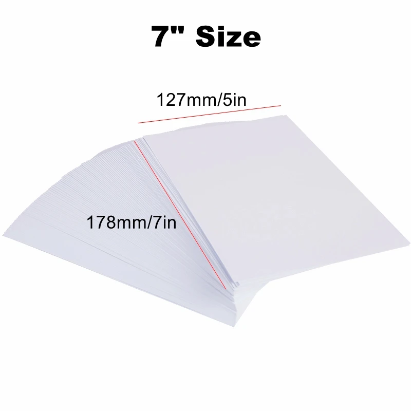 ورق صور لامع من ديلي 11820 230 جرام 100 ورقة/حقيبة ورق طابعة نفاث بالحبر الملون مقاس 7 بوصة 5R (127 × 178 مم) لطباعة الصور #4