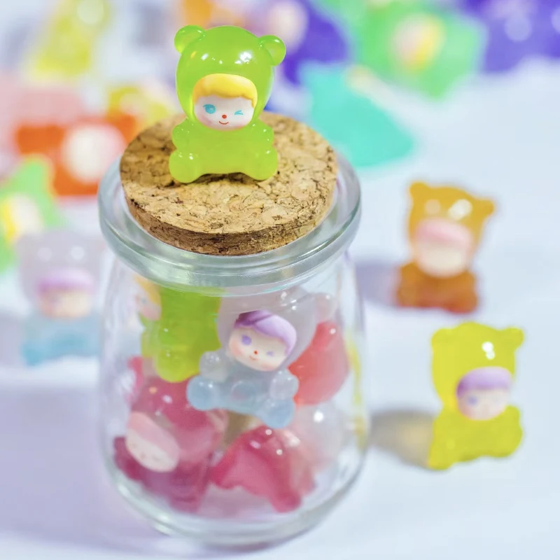 MUMU Gummy Bears Series Blind Bag Toy Surprise Mystery Box Guess Bag Cute Mini Anime Figure Doll Kawaii Model Kid Christmas Gift