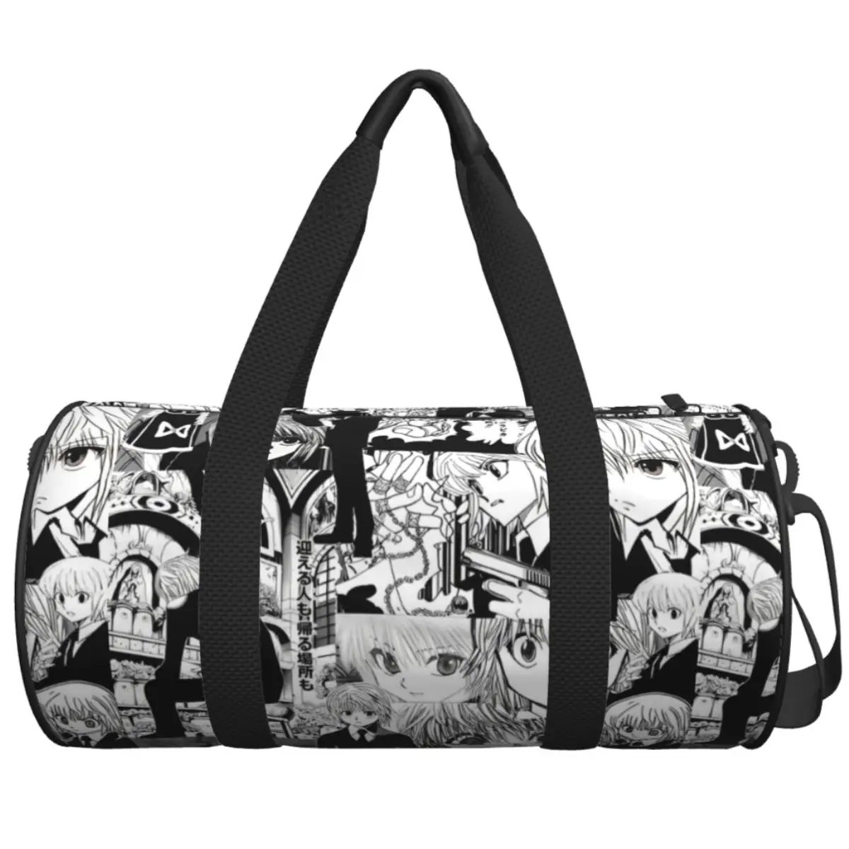 

The Hunters X Japan Anime Gym Bag Oxford Sports Bags with Shoes Luggage Design Handbag Vintage Fitness Bag For Men Women