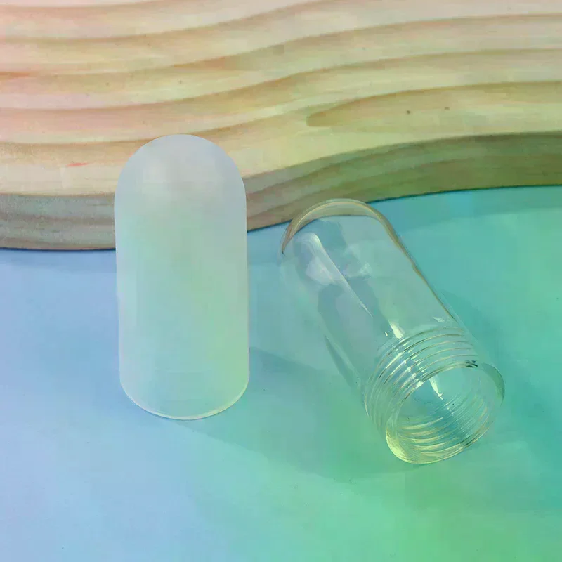 Tubular G9 Clear Glass Cover Threaded Neck Lamp Shade Replacement Sturdy Glass Protectant Tube Frost Cover For G9 Bulb