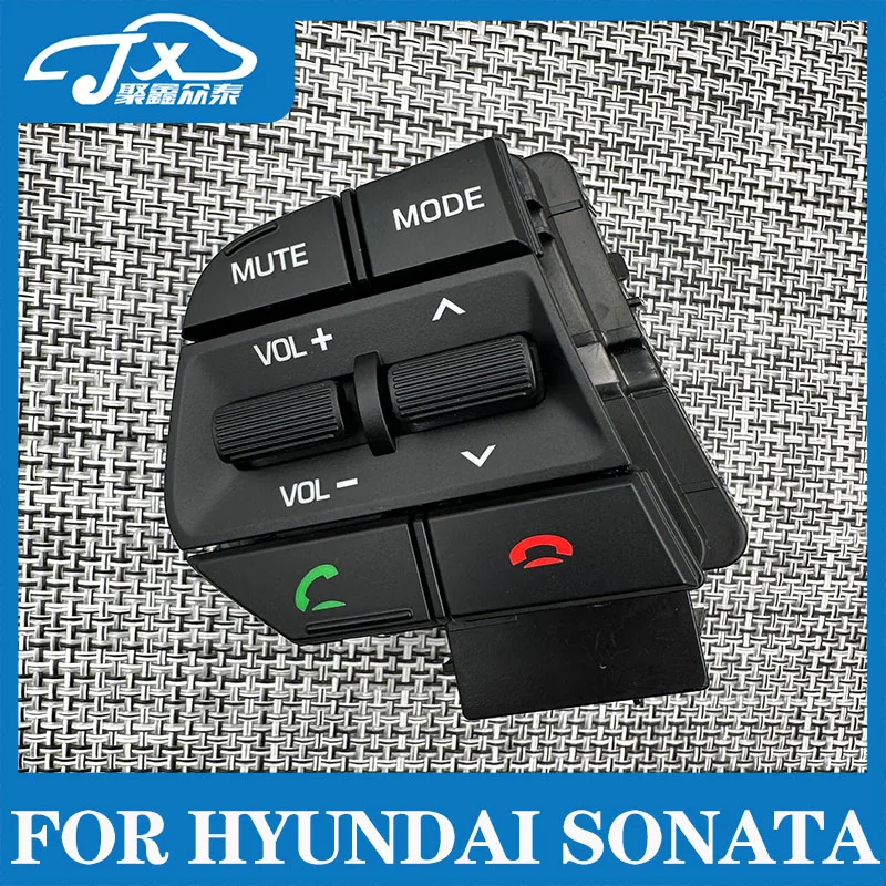 For Hy-undai Sonata 2015-2018 Steering Wheel Button Multimedia Remote Control Switch Original Bright Bar Support