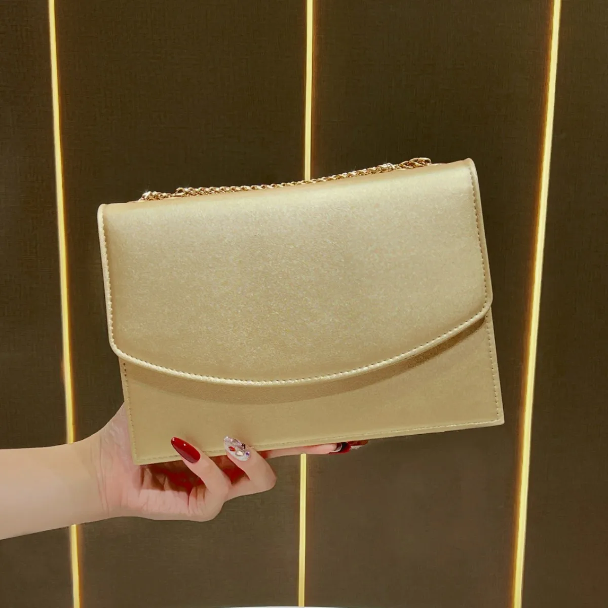 

elegant temperament dinner versatile chain simple atmosphere portable messenger bag fashion women's bag