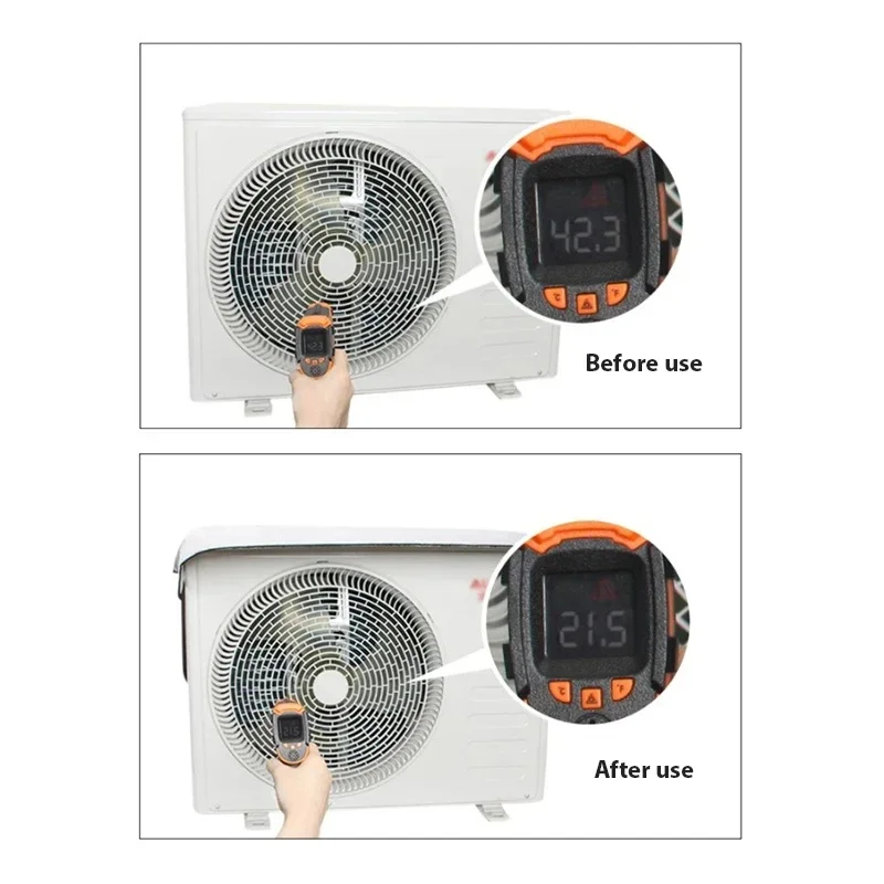 Outdoor Rainproof Air Conditioning Cover Air Conditioner Waterproof Dust Cover Washing Anti-Dust Anti-Snow Cleaning Bag 95*46cm - view 5