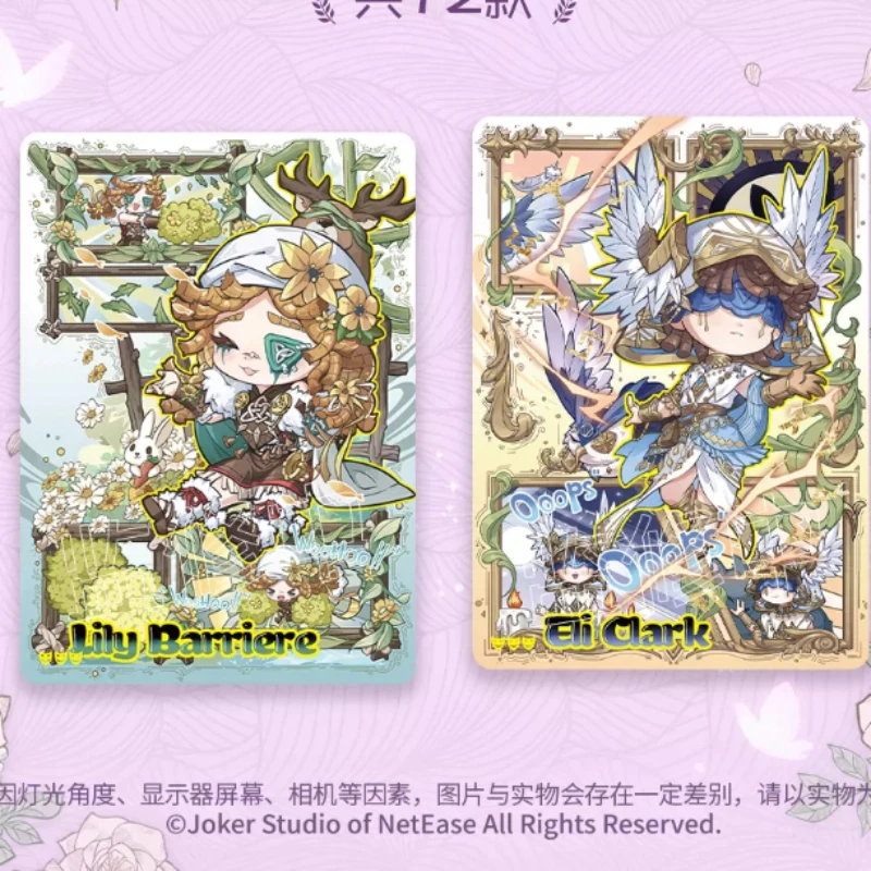 Shining Soul Identity V Cards Identity V Carving Time Series Collectible Trading Card , Rare Foil Anime Game Character Cards