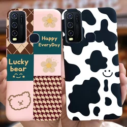 For Vivo Y50 Case Vivo Y30 1935 1938 Stylish Art Painted Cover Soft Silicone Phone Case For Vivo Y30 Y 50 VivoY30 VivoY50 Fundas