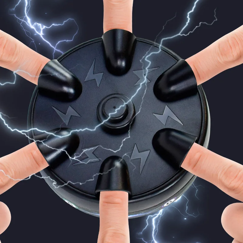 Electric Shock Lie Detector Game - Shock Roulette Finger Polygraph Toy Truth or Dare Party Prank Gag Gift for Adults Friends