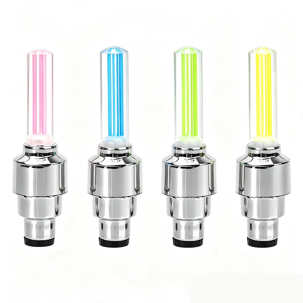 AliExpress NONE Neon Spoke LED Atmosphere Lamp With Rotating Flash Effect Tire Valve Light Car Motorcycle Bicycle Wheel Hub Decoration Accessory