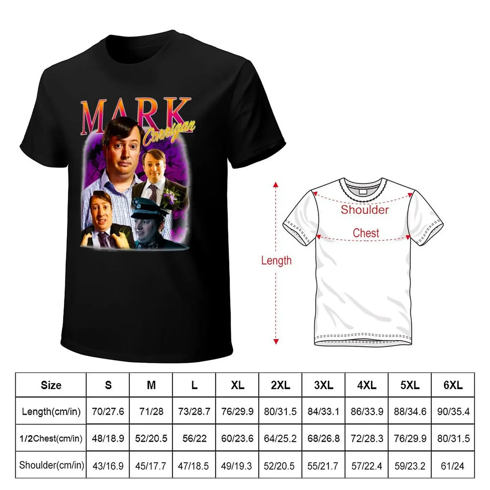 Mark-Corrigan-From-Peep-Show-Homage T-shirt sublime cute clothes anime black t shirts for men