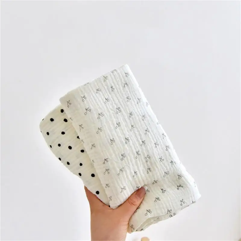 بطانية قماط من الموسلين للأطفال M89C للأولاد والبنات قابلة للتنفس وصديقة للبشرة